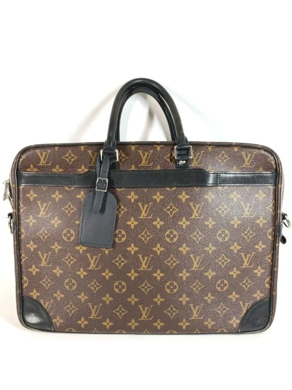 Louis Vuitton Business Bag Porte Documents Voyage GM Monogram Macassar Canvas